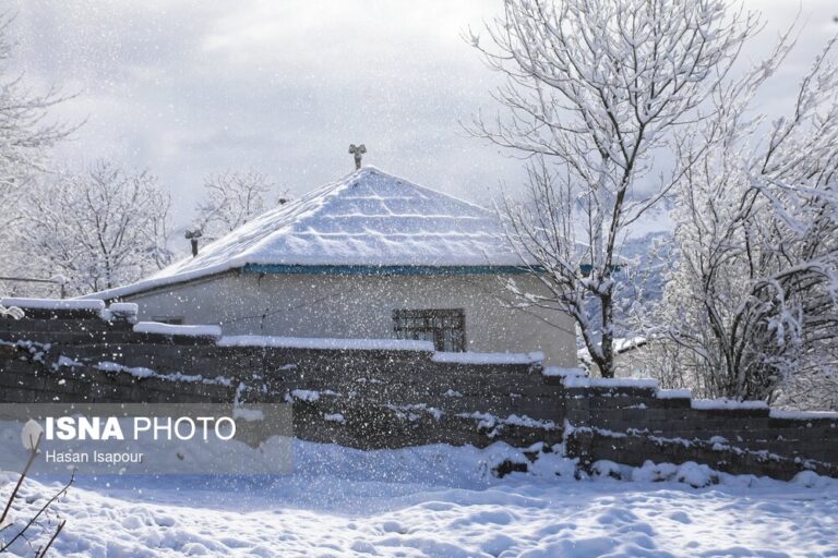 بارش برف زمستانی در سوادکوه – مازندران