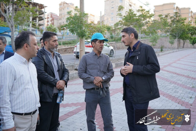 بهسازی پارک زعفرانیه توسط شهرداری منطقه ۲