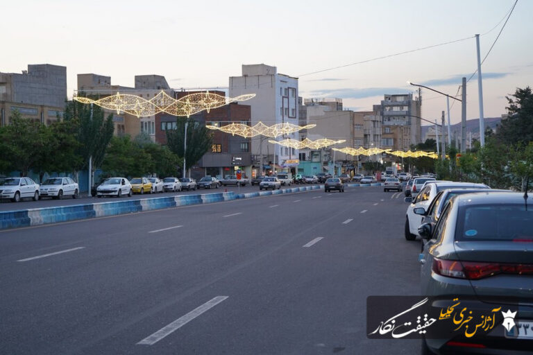 بهسازی روشنائی خیابان عطار نیشابوری توسط شهرداری منطقه ۲