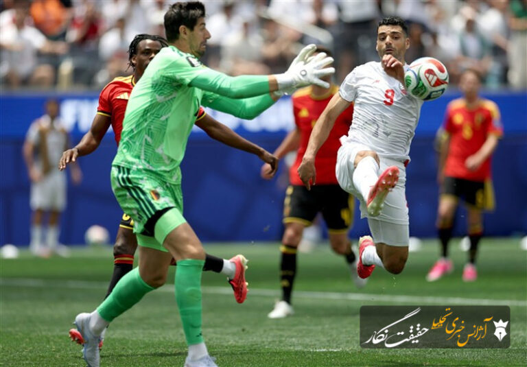 با درخشش بیرو یک امتیاز ارزشمند ایران از بازی با بلژیک در جام جهانی