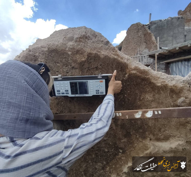 مستندسازی کران تاریخی مسجد روستای جهانی کندوان با اسکنر لیزری