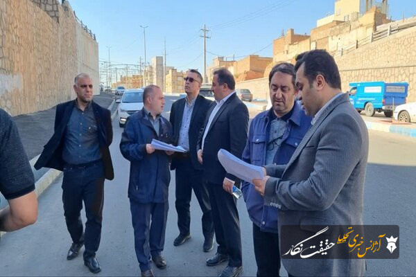 بازدید و بررسی آخرین وضعیت خیابان ۴۵ متری شهید آل هاشم با هدف رفع نواقصات این مسیر