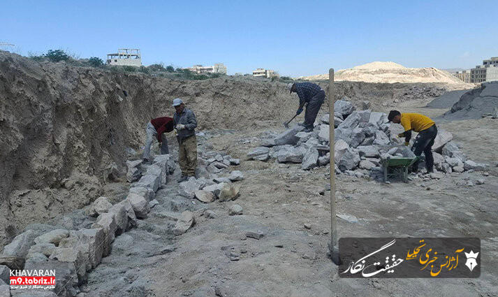 تداوم عملیات اجرایی پارک خبرنگار در شهرک خاوران