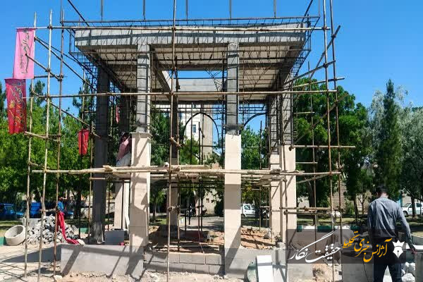 یادمان شهدای گمنام قوم‌تپه در ایستگاه نماکاری