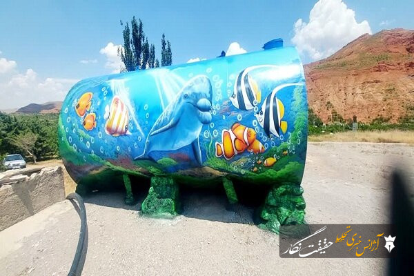 زیباسازی زواید بصری حاشیه اتوبان پاسداران