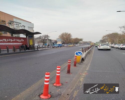 ایمنسازی چهار کیلومتر مسیر BRT در حوزه شهرداری منطقه ۴ تبریز ایمنسازی چهار کیلومتر مسیر BRT در حوزه شهرداری منطقه ۴ تبریز