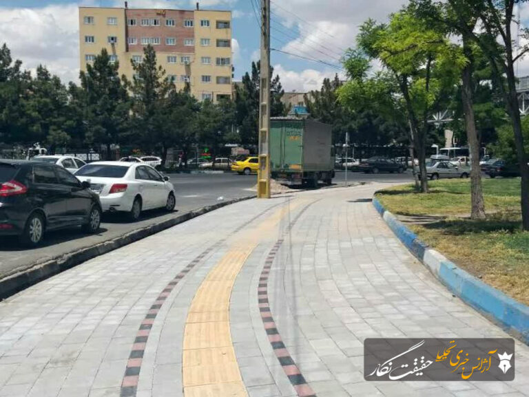 اجرای ۱۱ هزار مترمربع سنگفرش و مناسب‌سازی معابر در منطقه ۴ تبریز