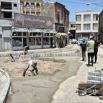 پیشرفت ۷۰ درصدی پروژه سنگفرش کوی مستشار پیشرفت ۷۰ درصدی پروژه سنگفرش کوی مستشار