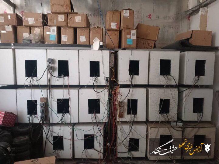 کشف و جمعآوری ۱۷ دستگاه ماینر در خسروشاه تبریز/ چراغ ۱۹۲ خانه روشن ماند کشف و جمعآوری ۱۷ دستگاه ماینر در خسروشاه تبریز/ چراغ ۱۹۲ خانه روشن ماند