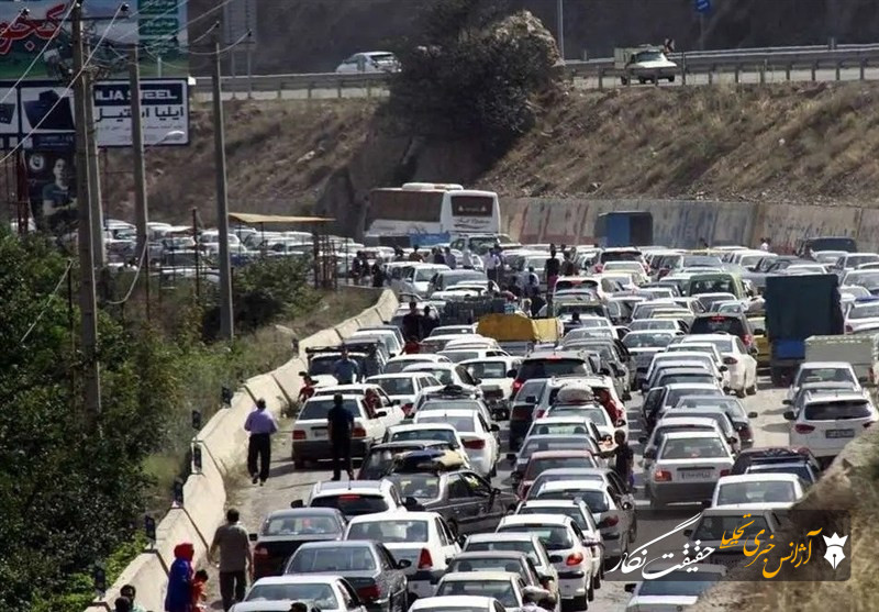 ترافیک سنگین در هراز و 3 محور منتهی به تهران ترافیک سنگین در هراز و 3 محور منتهی به تهران