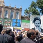 حماسه حضور تبریزی‌ها در سوگ رهبر شهید؛ اجتماع عظیم آذربایجان آغاز شد