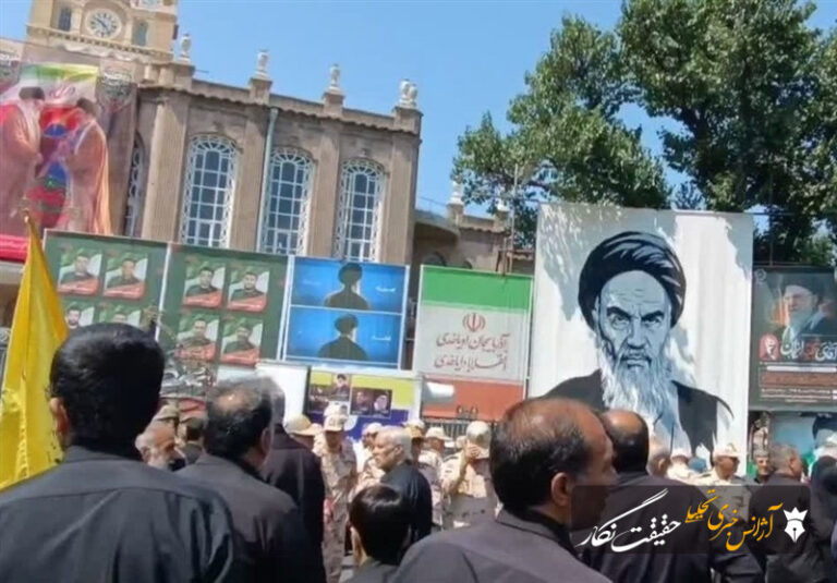 حماسه حضور تبریزی‌ها در سوگ رهبر شهید؛ اجتماع عظیم آذربایجان آغاز شد