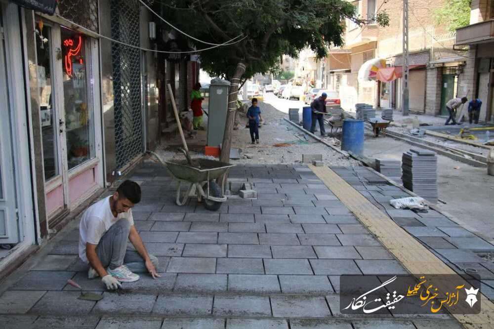 سنگفرش کوی مستشار در آستانه بهره‌برداری؛ پیشرفت پروژه به ۸۰ درصد رسید