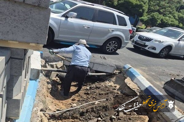 مسدودی مسیر تندرو جاده تفرجگاه “ائل‌گولی” برای اصلاح کانال های عرضی