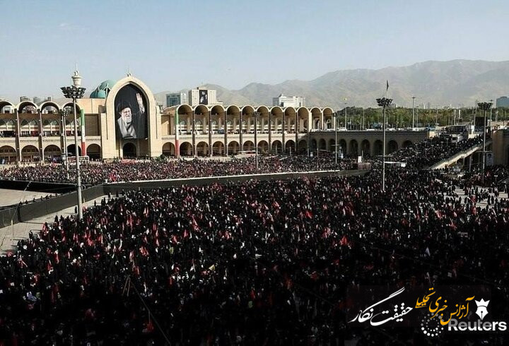 بدرقه باشکوه رهبر شهید از دید عکاسان خارجی