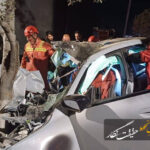تصادف مرگبار BMW در اتوبان همت/ 2 دختر و یک پسر جوان جان باختند تصادف مرگبار BMW در اتوبان همت/ 2 دختر و یک پسر جوان جان باختند