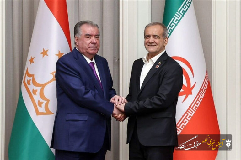 آمادگی ایران برای توسعه روابط سیاسی و اقتصادی با تاجیکستان