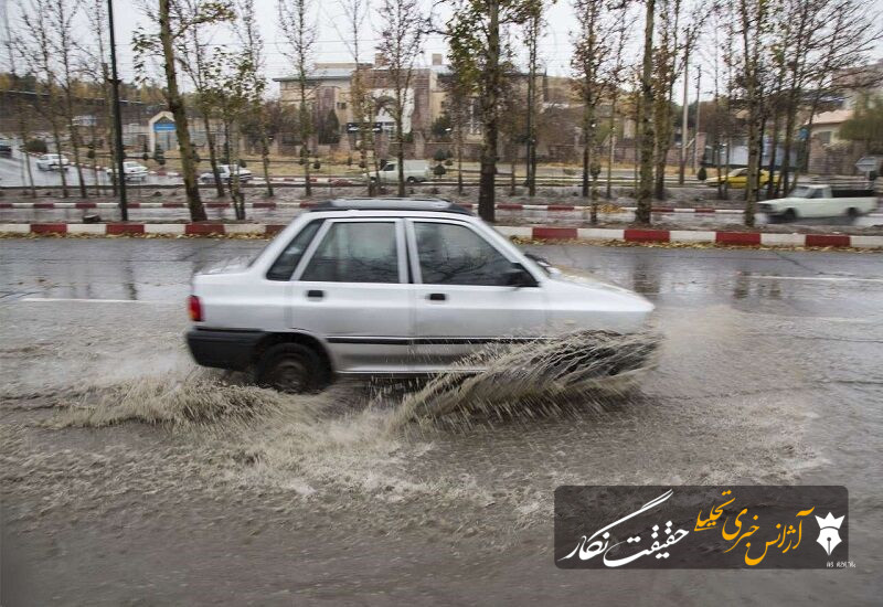 هشدار بارش‌های رگباری و آب گرفتگی معابر در نیمه شمالی آذربایجان‌شرقی