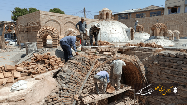 حمام ۷۰۰ ساله مراغه جان دوباره می‌گیرد