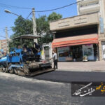 اجرای بیش از ۲۶۴۳ تن آسفالت در خیابان رسالت