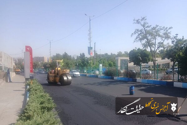 آسفالت ریزی دو هزار و ۴۸۰ در معابر سطح حوزه شهرداری منطقه ۲ در طول هفته گذشته