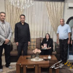 دیدار شهردار منطقه ۲ تبریز با خانواده شهید یوسف قربانی