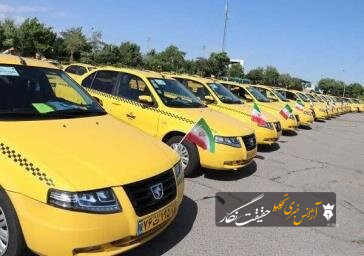 فعالیت بیش از ۱۰۷۰۰ دستگاه تاکسی در سطح شهر تبریز