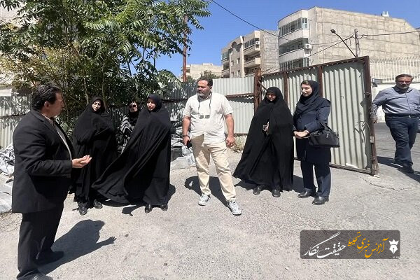 احداث فرهنگسرای فراموز بانوان در مرحله نماکاری و محوطه سازی احداث فرهنگسرای فراموز بانوان در مرحله نماکاری و محوطه سازی