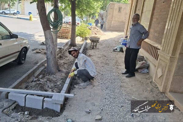 پیاده رو های خیابان حافظ شمالی، سنگفرش می شود