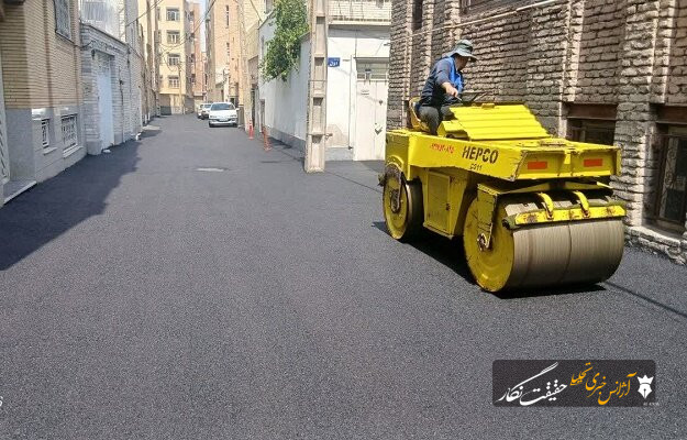 توزیع ۱۴۷ تن آسفالت طی هفته گذشته در محدوده مرکزی تبریز