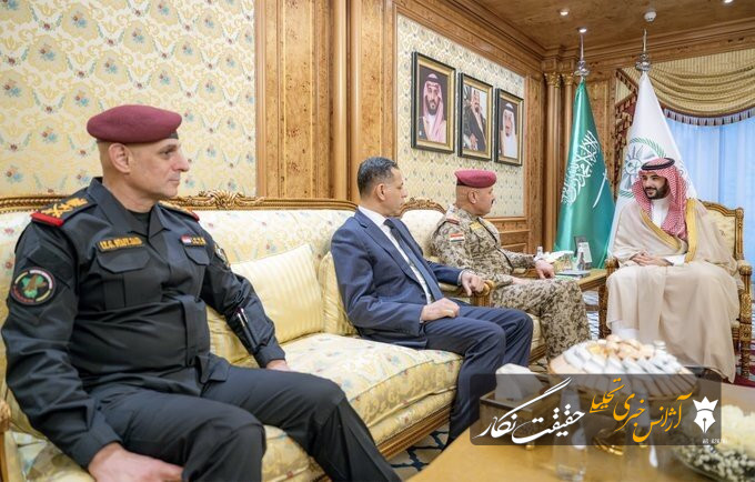 دیدار هیات امنیتی عراق با وزیر دفاع عربستان
