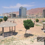 تداوم عملیات اجرایی پروژه باغ میوه در منطقه ۵ تبریز